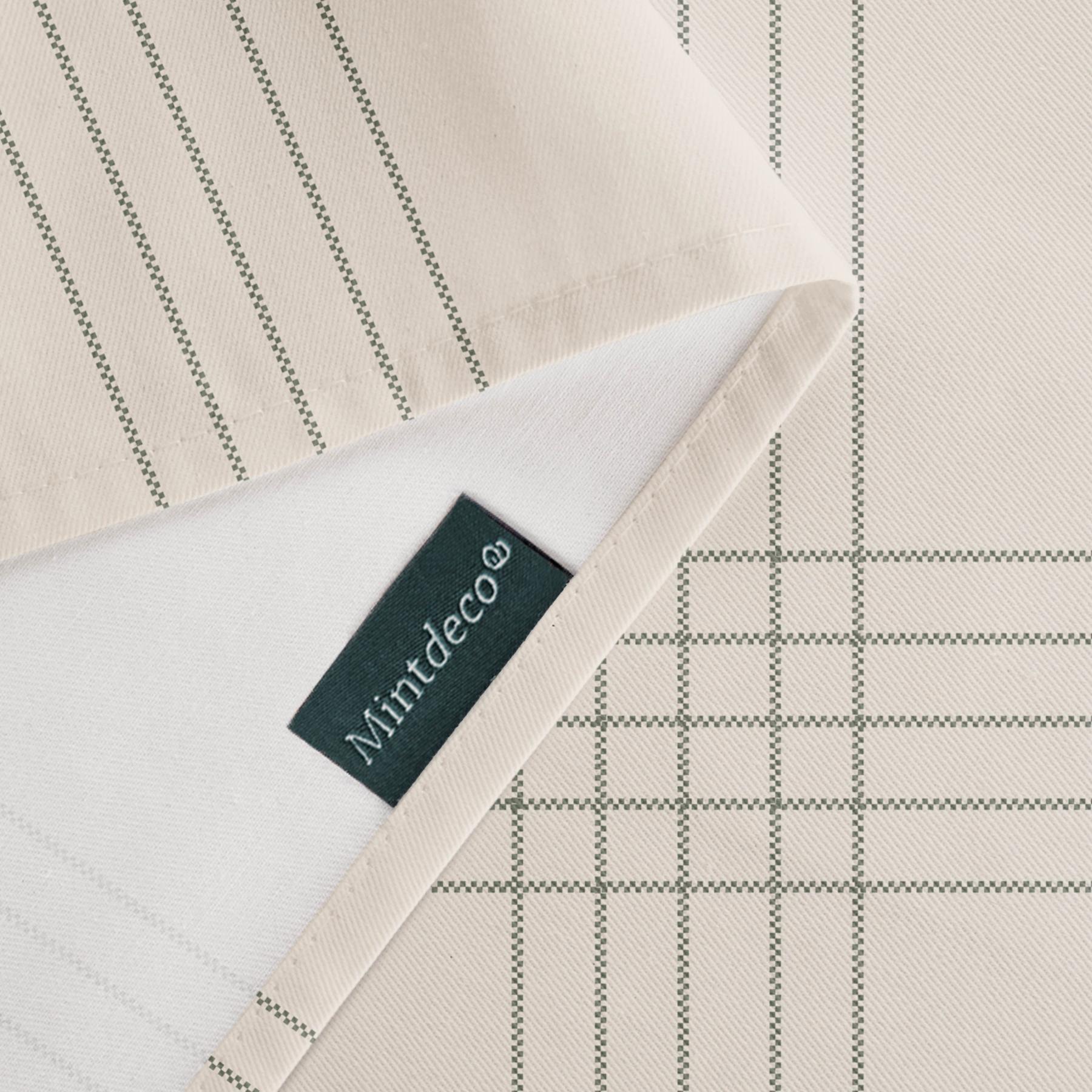 Nappe anti-taches OTTO BEIGE - en 100 % coton