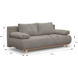 Canapé convertible 3 places - LARIA