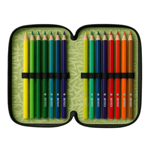 beSmart - ASTUCCIO TRIPLO 18+18 GIOTTO PREMIUM TAG NERO