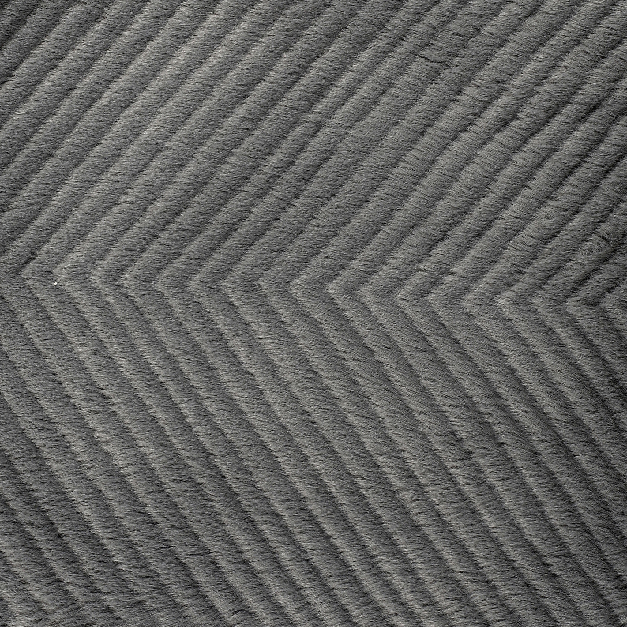 Plaid - HOME DECO FACTORY - Imitation Fourrure - Douceur - Gris