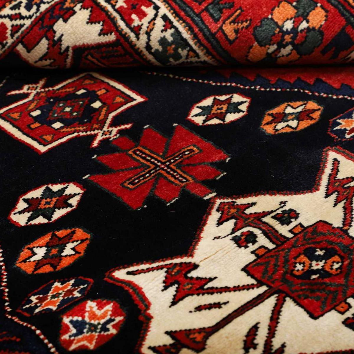 Tapis d'orient au motif oriental, noué à la main en laine, GISOLO