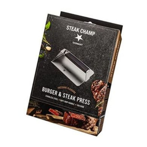 Presse burger STEAK CHAMP & Steak