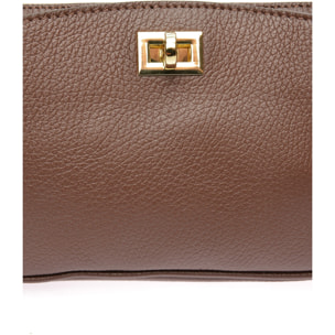 Borsa a mano Anna Luchini Marrone