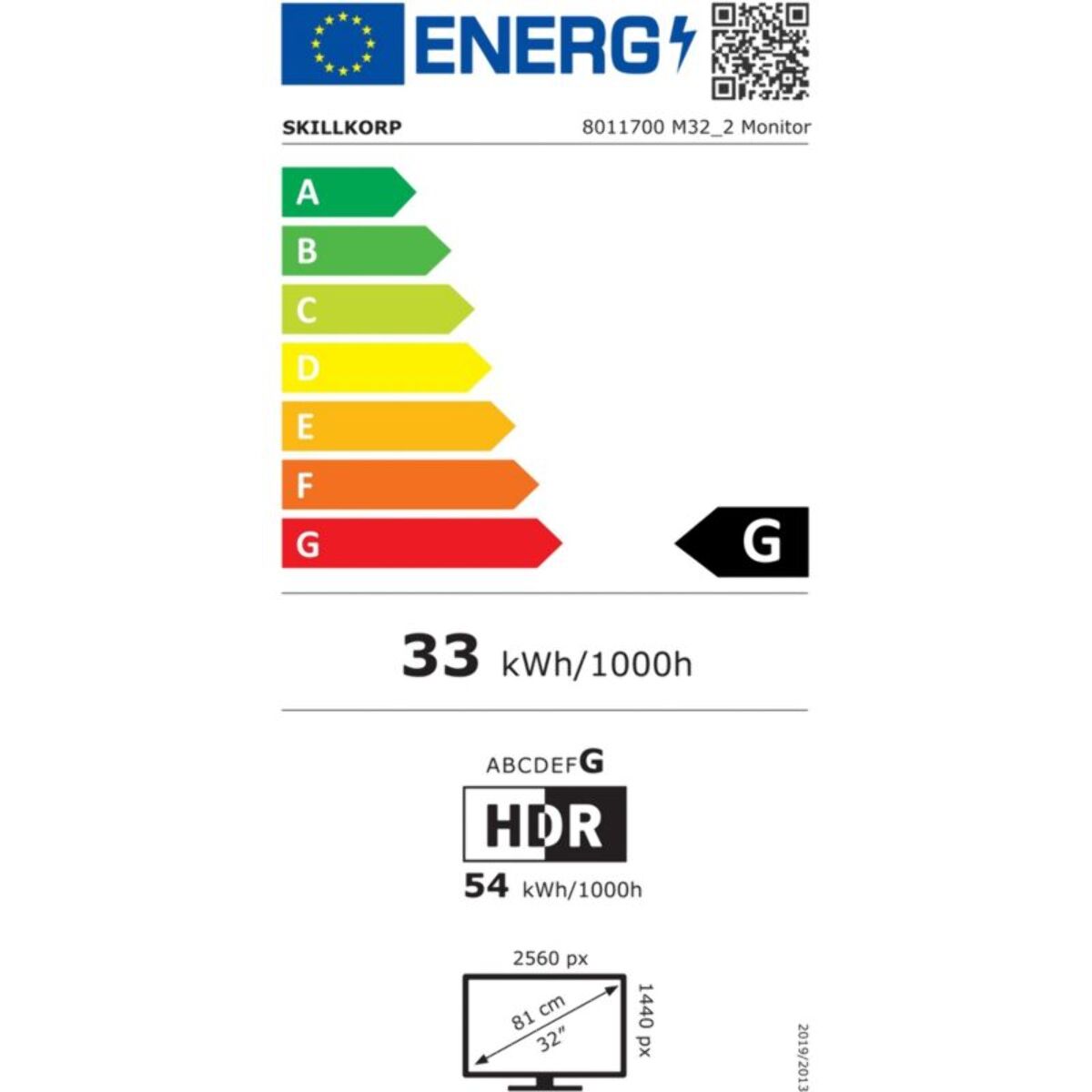 Ecran PC Gamer SKILLKORP M32 Plat 32 VA 2025