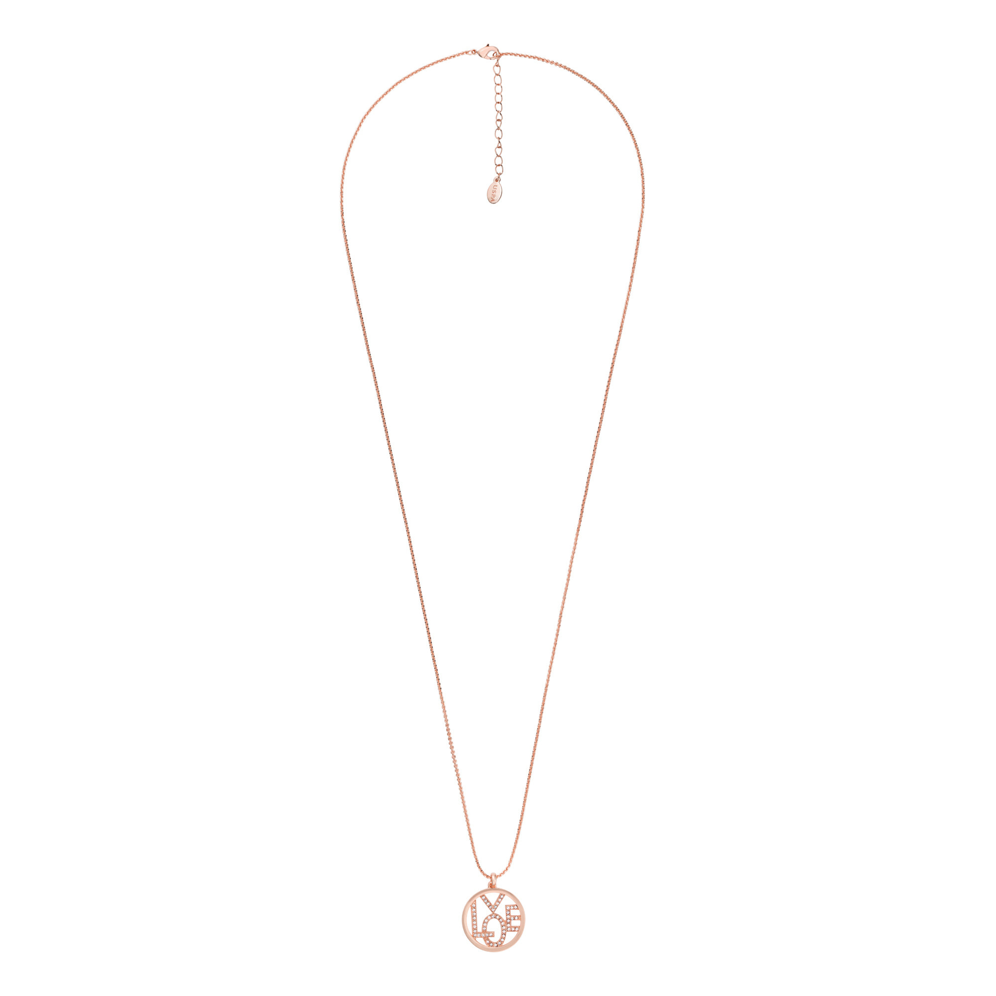 Collana U.S. Polo Assn. In metallo placcato oro rosa