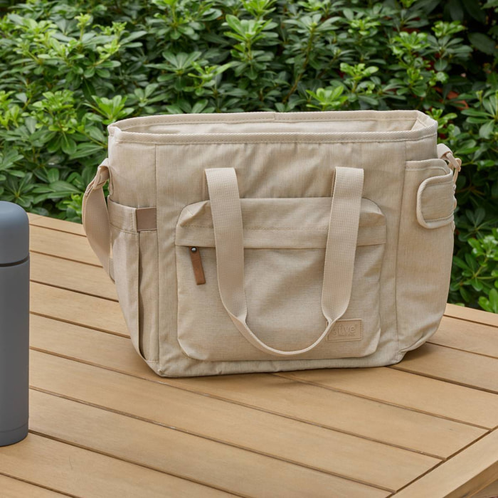 Sac repas isotherme 12,5L beige