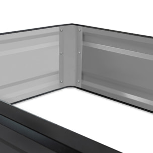 Carré potager en métal