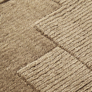 Tapis salon, motif géométrique authentique, piena, tissé main