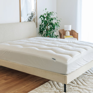 Surmatelas housse BZ satin de coton pour canapé convertible - Hypnia