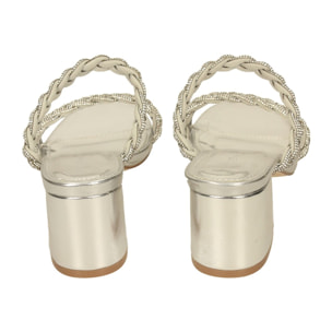 Sandali Donna Tata Italia Argentato