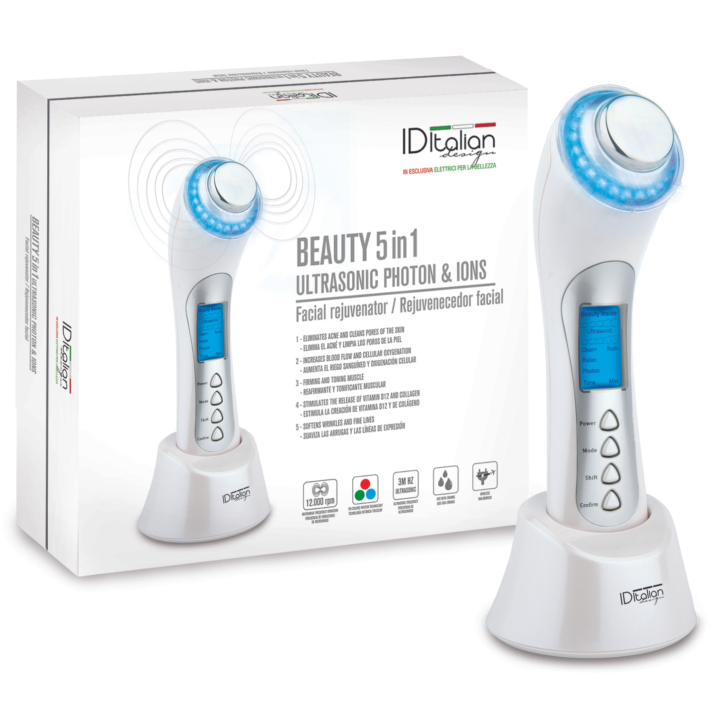 beauty 5in1 ultrasonic photon & ions