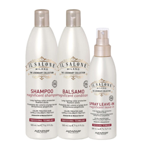 ALFAPARF MILANO Kit Il Salone Magnificent Shampoo 500ml + Conditioner 500ml + Spray leave In 200ml