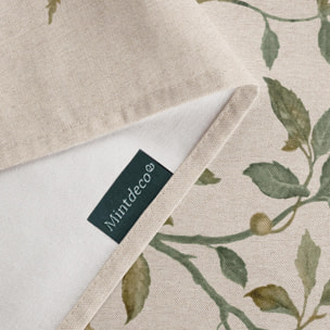 Mantel antimanchas ZARZA VERDE - 100% algodón