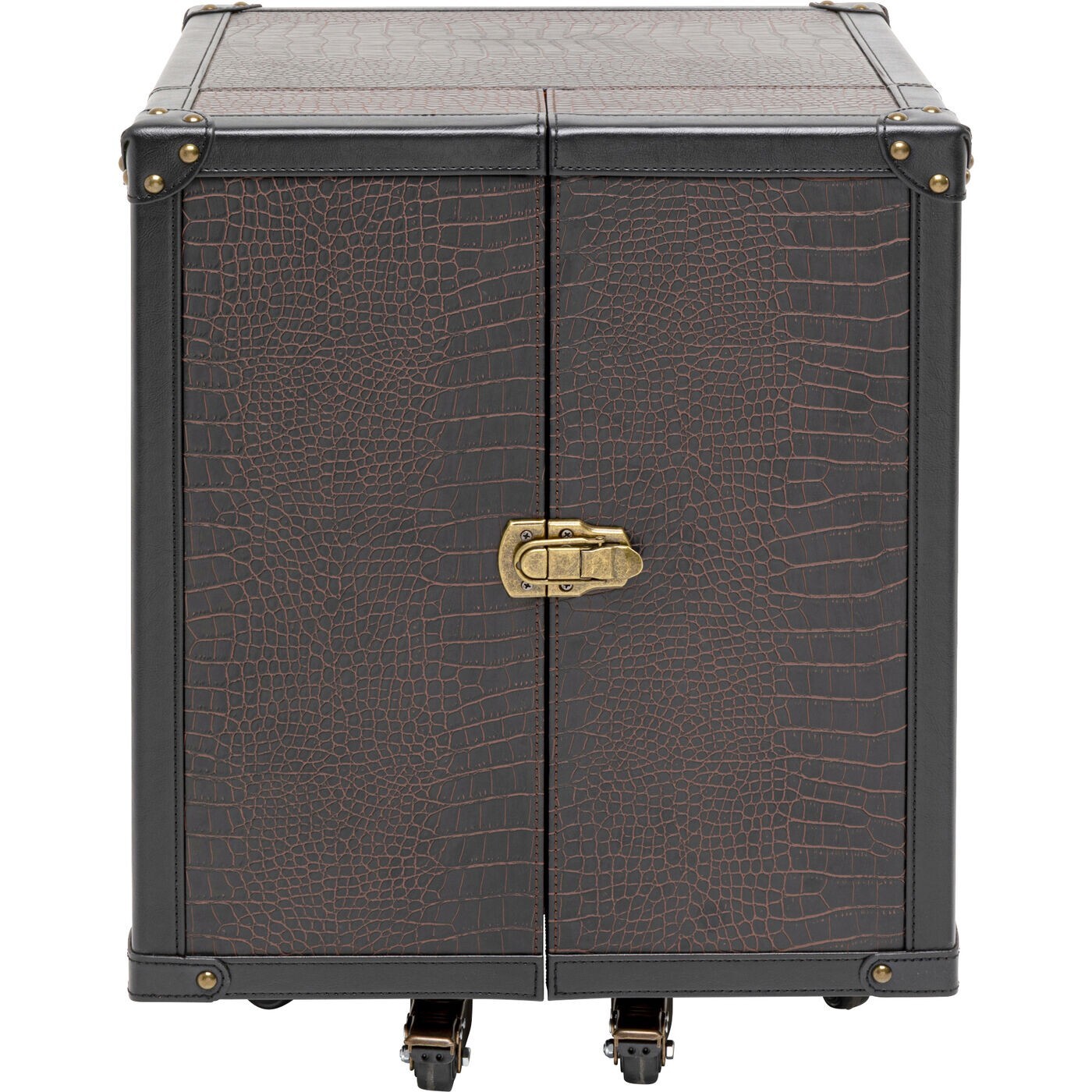 Bar-coffre Globetrotter croco 58cm Kare Design
