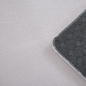 MOSCOU - Tapis rond uni Creme