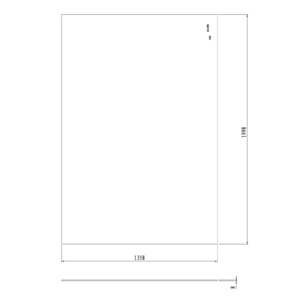 Paroi de douche à l'italienne 137x200 cm Walk-in, verre transparent (SIKOWI140)