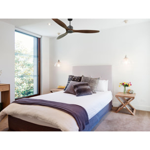 Ventilador de techo Reversible Termostato Wifi Motor DC Techos Inclinados Mando a Distancia Hypersilence Memoria SabaD166C0367816 PURLINE