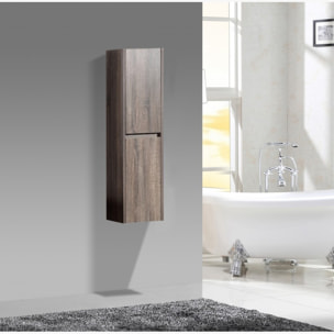 Colonne salle de bain 120 cm marron Aquadoli