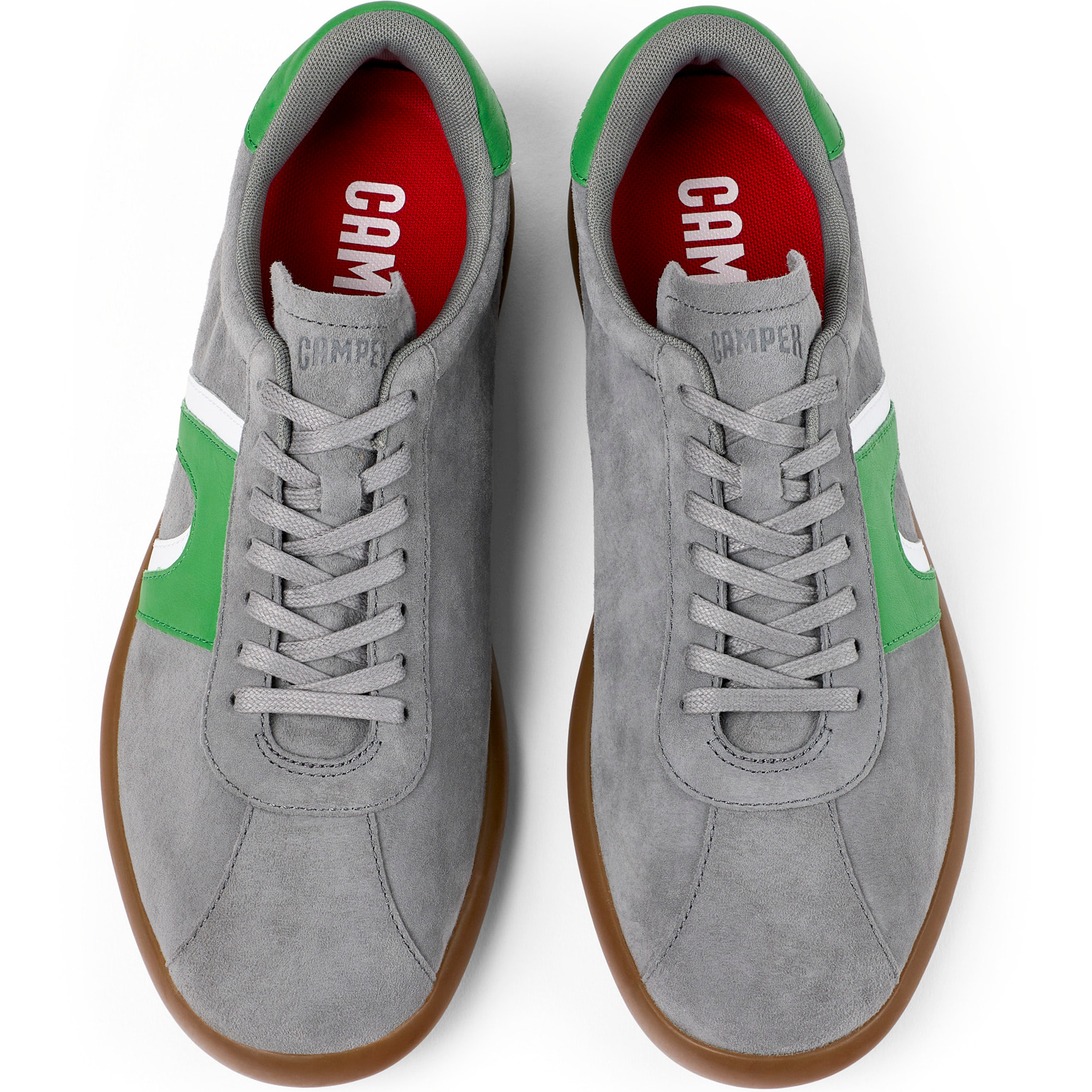 Zapatillas - CAMPER Pelotas Soller - Gris - Cuero Nubuck