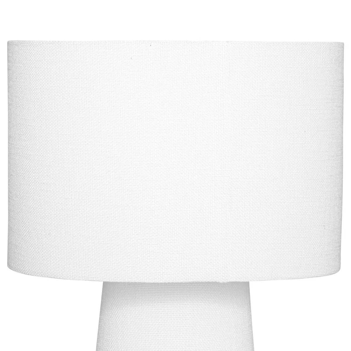 Lampe tissu "Eira" H45cm blanc