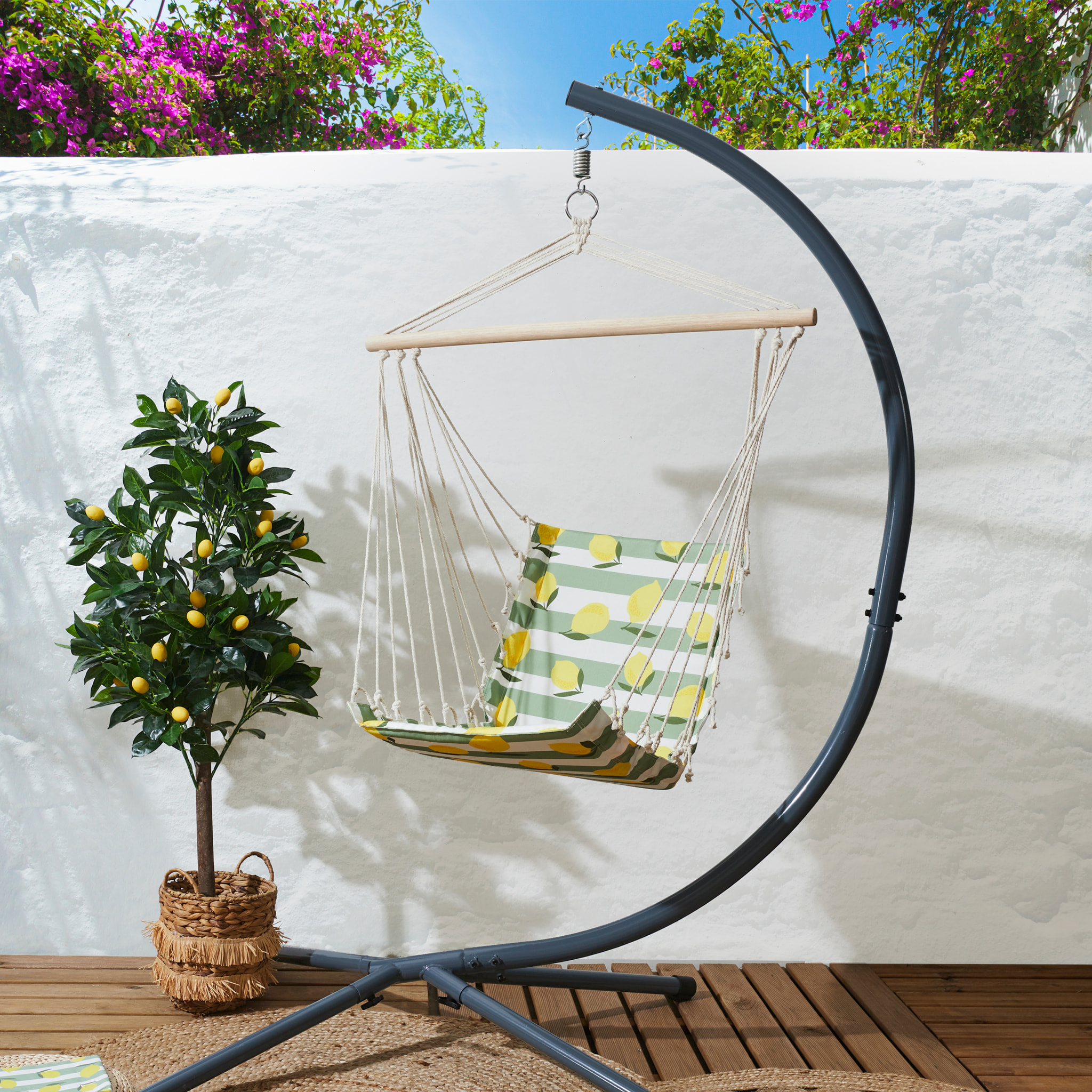 Chaise Suspendue Citrons - Lot De 6