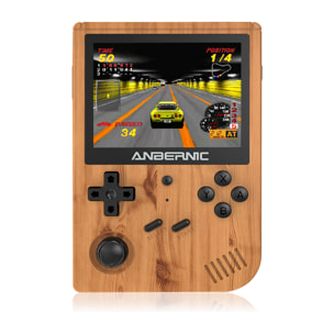 Console emulatore multipiattaforma RG351V. Schermo IPS da 3,5"; sistema operativo Linux, Quad-Core da 1,5 GHz, WiFi, 128 GB. Migliaia di giochi preinstallati.