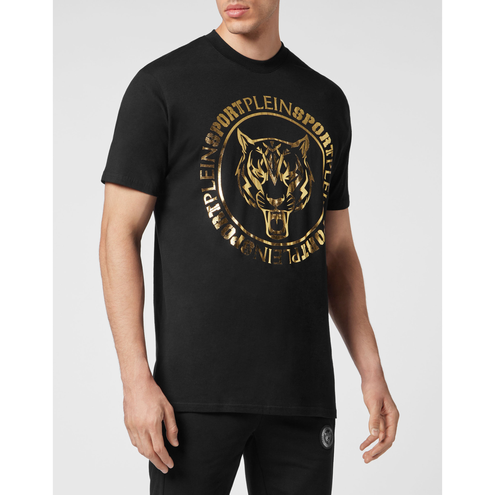 PLEIN SPORT Camiseta Cuello Redondo TIGER