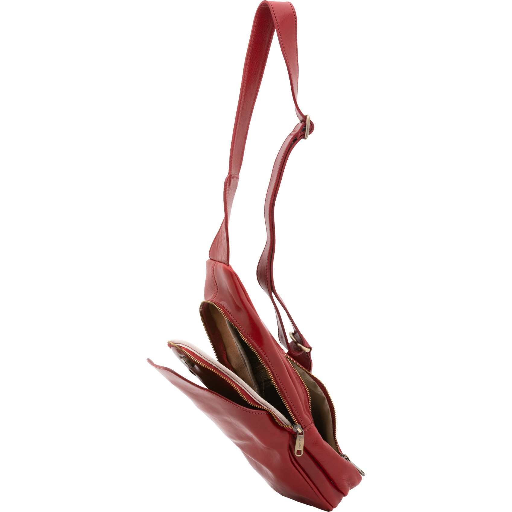 Marsupio  da uomo In Vera pelle Made in Italy 33x17x7 cm