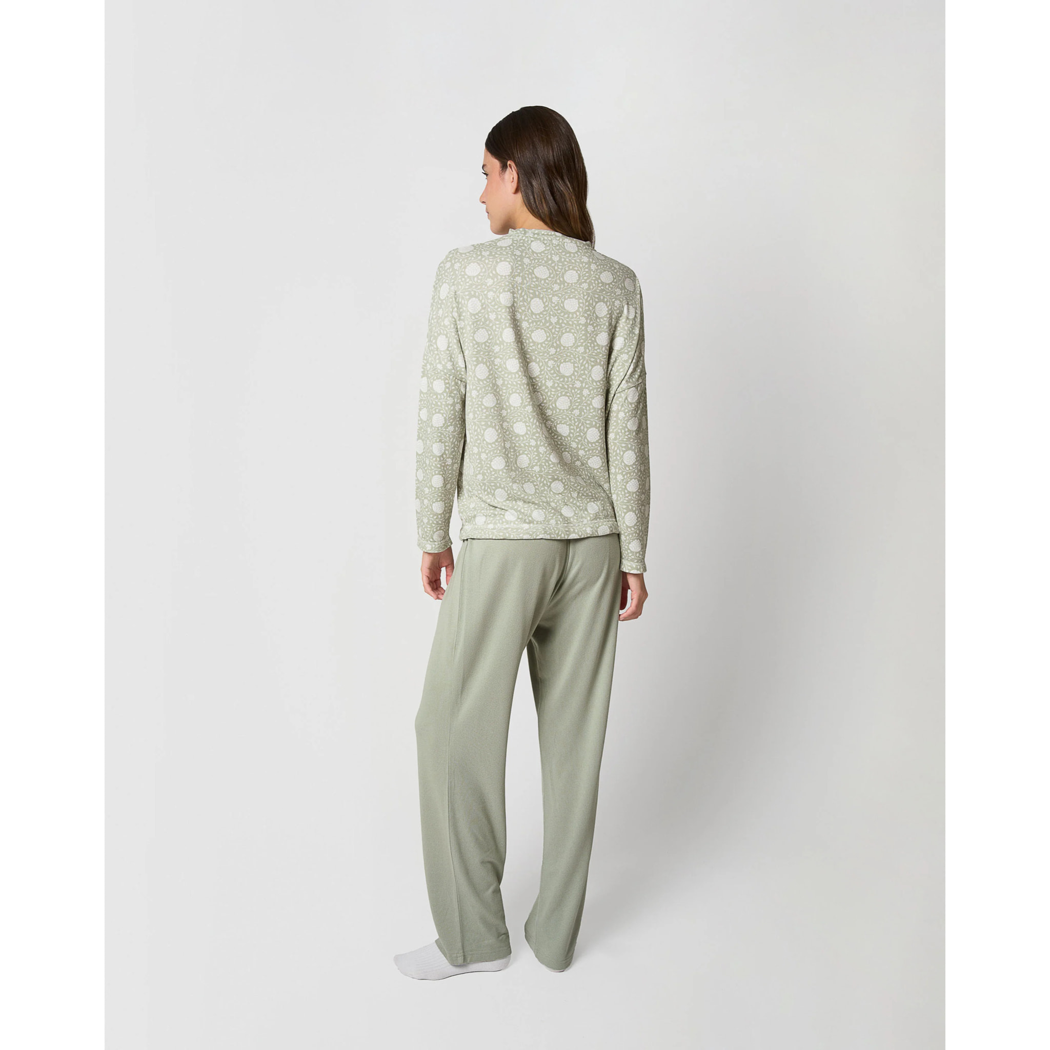 Pijama largo secret ventia verde