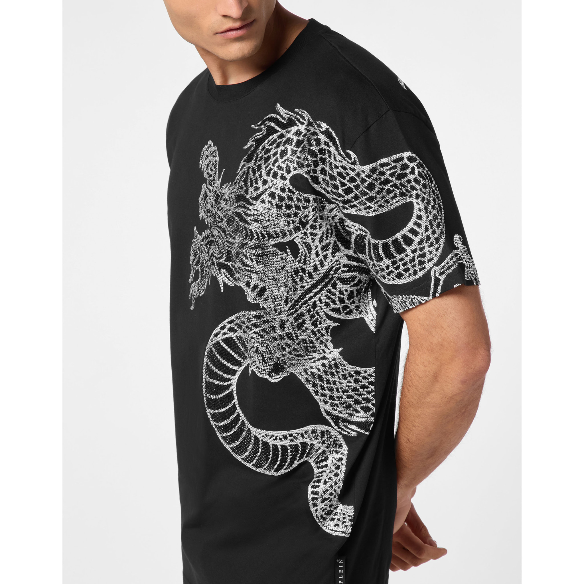 PHILIPP PLEIN Maglietta a girocollo DRAGON