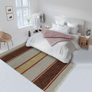 Tapis kilim fait main en laine MADI