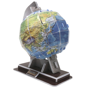 Puzzle 3D Globo terrestre 31 pezzi. 10,2x7,9x12,1 cm.