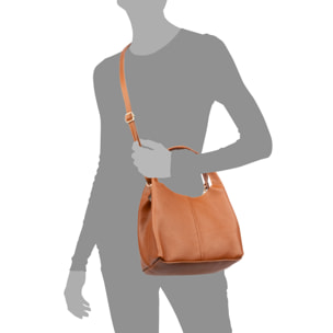 Barasso bolso de mano mujer. Piel auténtica Dollaro.