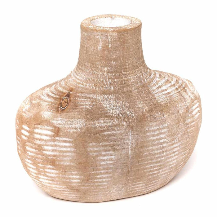 Vase bois tibor 13cm