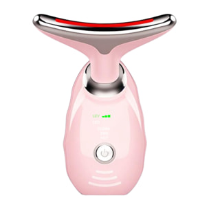 Masajeador facial y de cuello antiedad Rosa