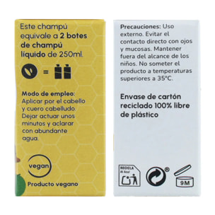 Champú sólido hidratante Oliva y Miel Planeta Huerto 85 gr