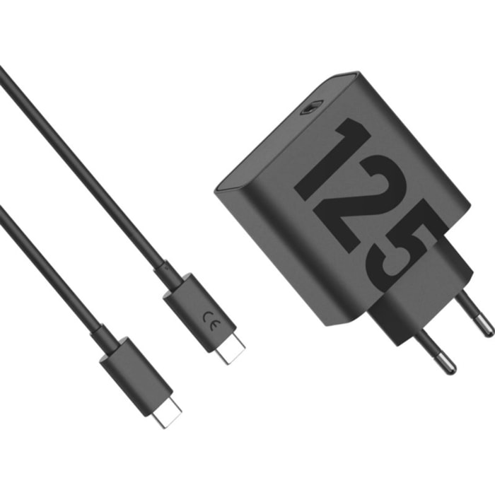 Chargeur + câble MOTOROLA 125W Noir