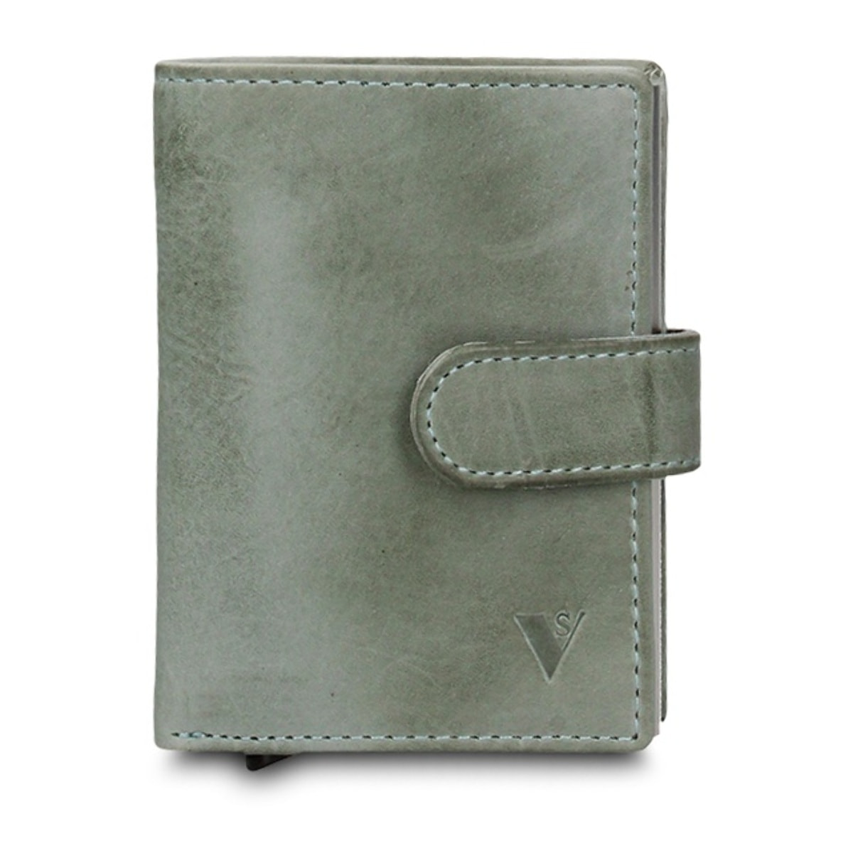 Portafoglio uomo in vera pelle - Modello Astor Prime - Casual - 7.5 x 10.0 x 2.0 cm
