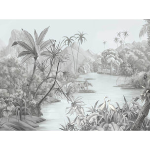 Papier peint jungle Intissé