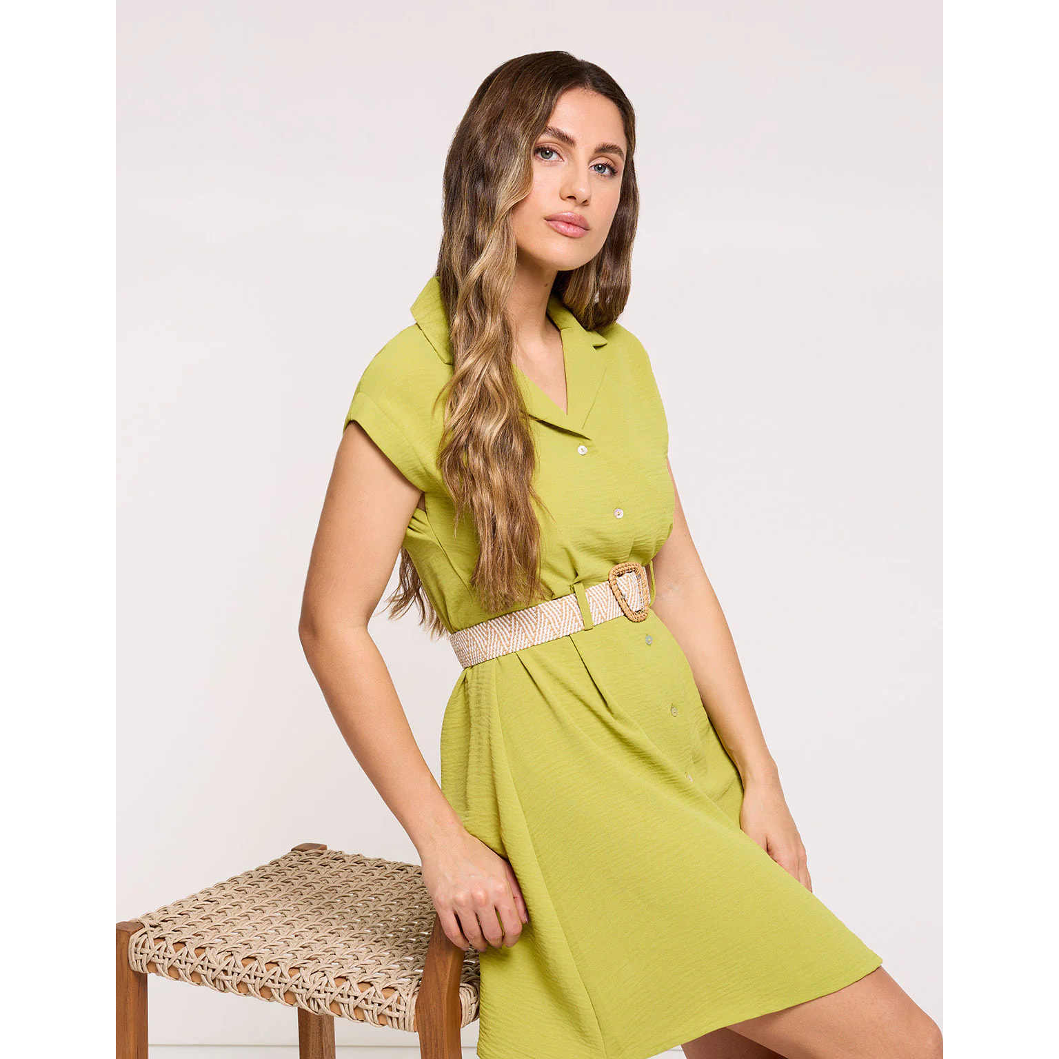 Vestido Corto Amarillo - Tonlon II