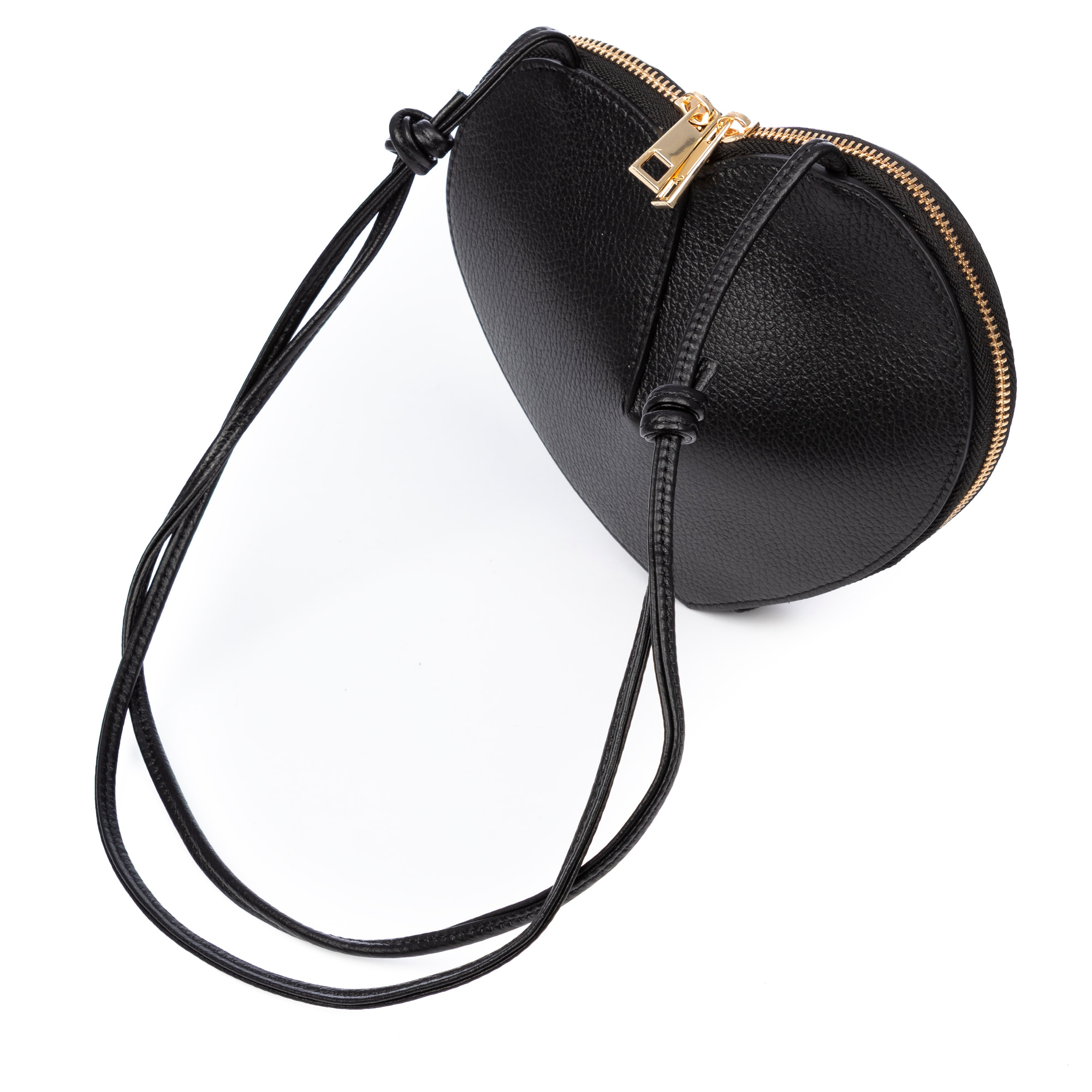 Barbaresco borsa a spalla donna, a forma di cuore. Pelle autentica Dollaro.