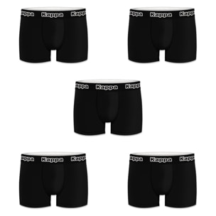 Pack 5 calzoncillos Kappa en color negro para hombre