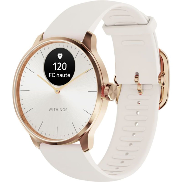 Montre santé WITHINGS Scanwatch Light Rose Gold