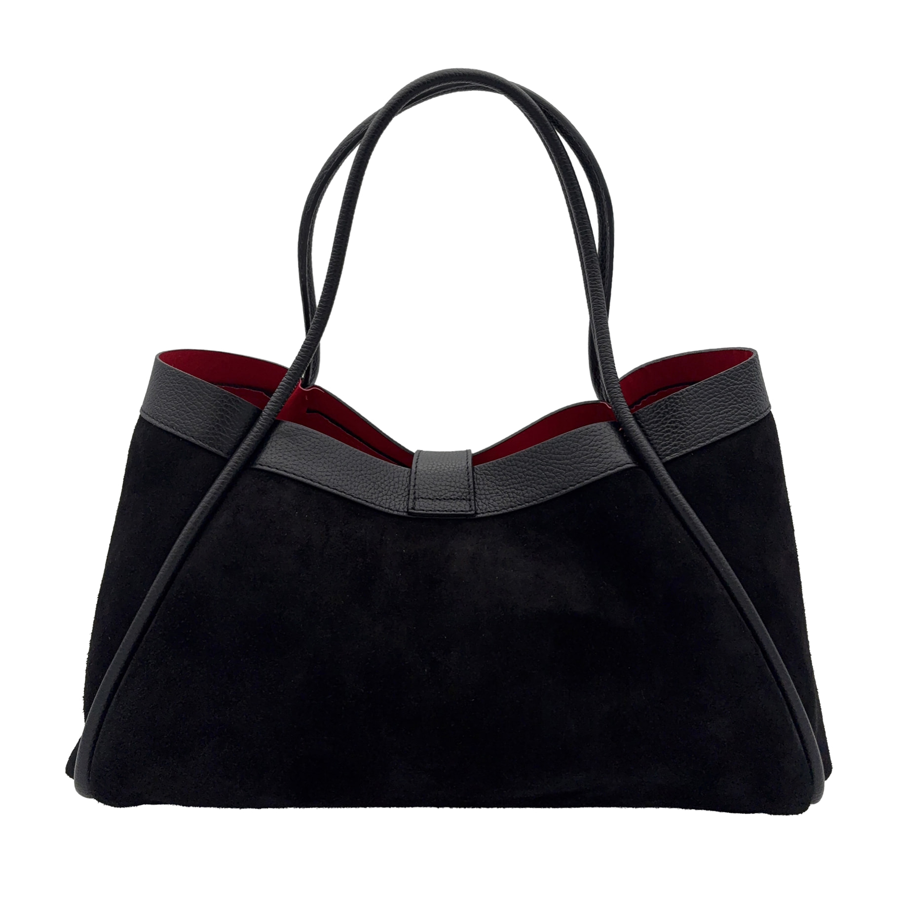 Borsa a Mano Elegante da Donna in Pelle Scamosciata