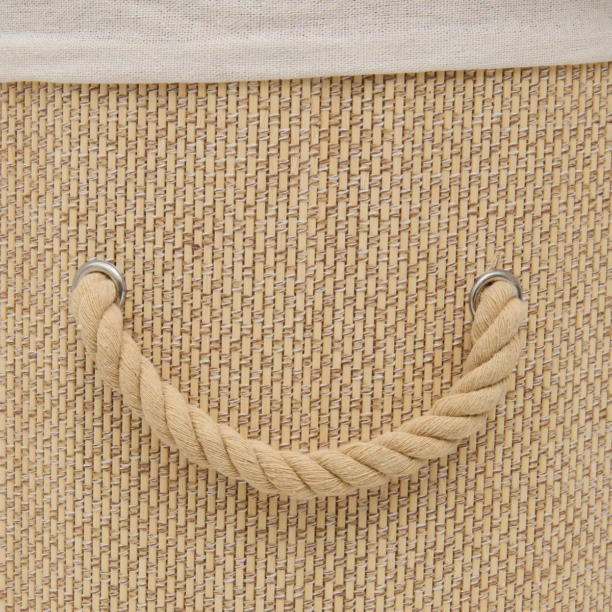Panier à linge Stemy 48L beige