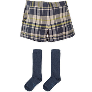 Short con calcetines AZUL MARINO - Azul marino