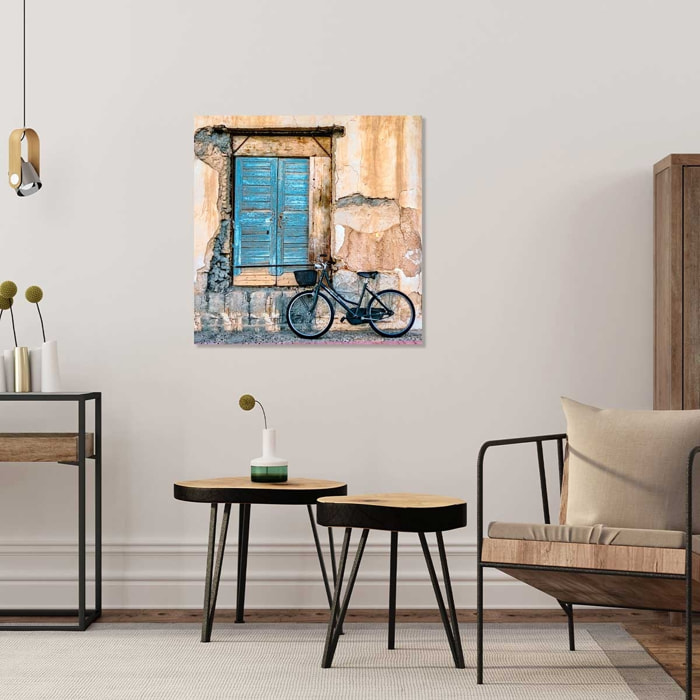 Tableau bicyclette bleue Tableau plexiglas