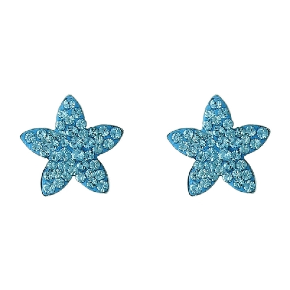 Pendientes Stars adornado con cristales de Swarovski