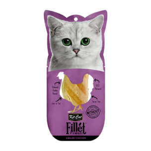 Kit Cat FilletFresh - Pack Degustación 18 ud Snack natural para gatos