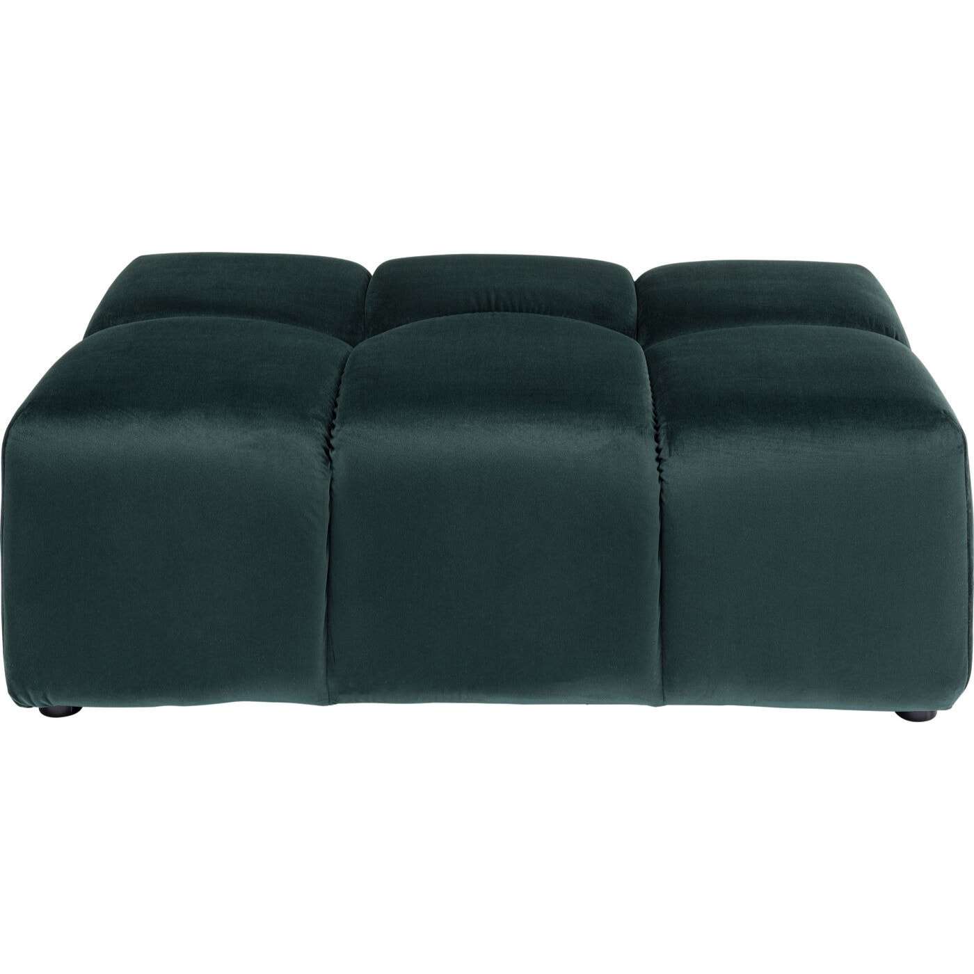 Pouf Belami vert foncé Kare Design